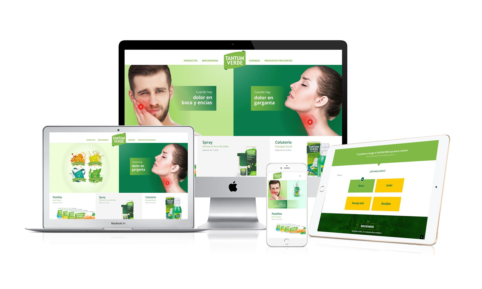 web de producto Tantum Verde